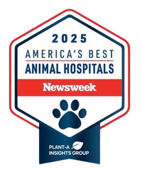 Newsweek's America's Best Animal Hospitals 2025 Award Badge